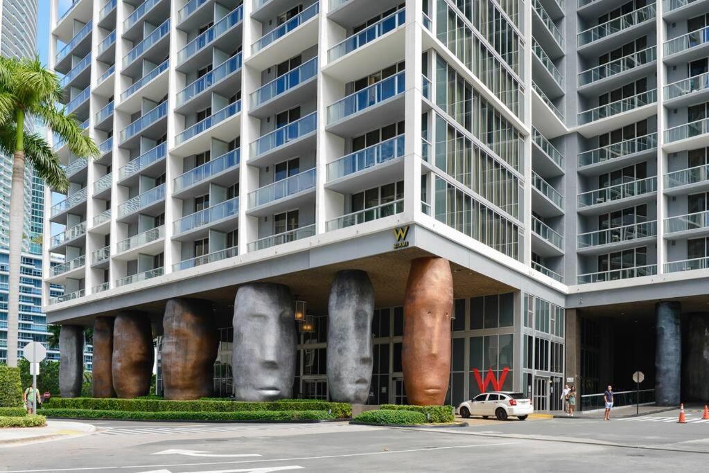 Wonderful 2 Bedroom Apt With Ocean Views At Icon Brickell Miami Dış mekan fotoğraf